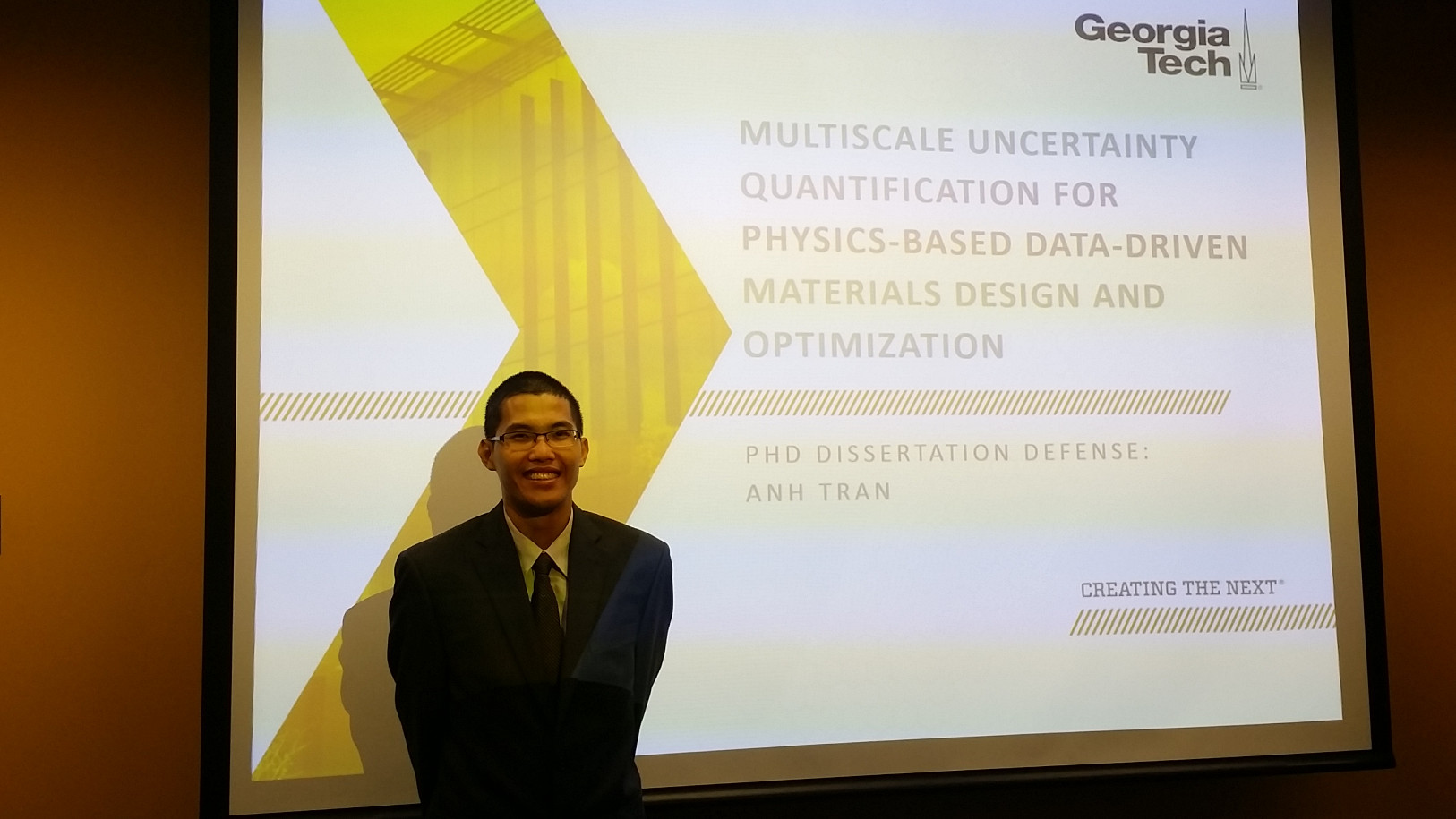 Anh Tran defended Ph.D. dissertation (Oct. 19, 2018)
