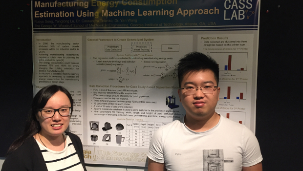 Ruoyu and Yanglong won Data-Driven X for Life Cycle Poster Competition (August 2017)