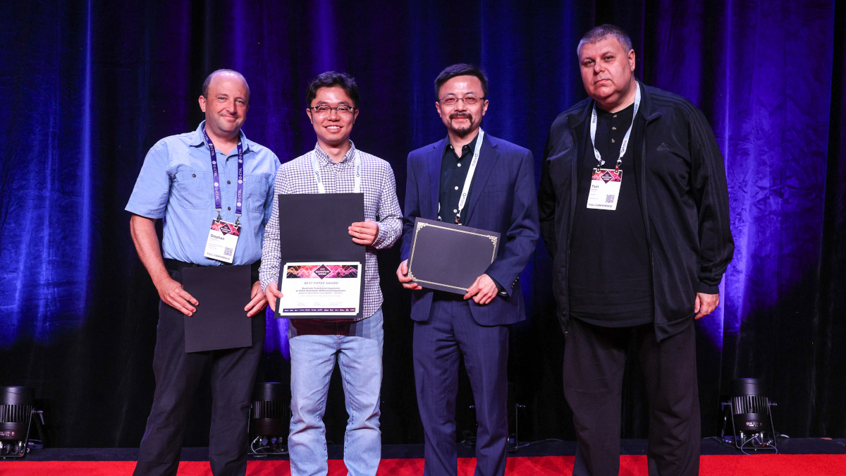 Paper of Jinhwan and Jungin received the best paper award at IEEE QCE24 (Sept. 17, 2024)